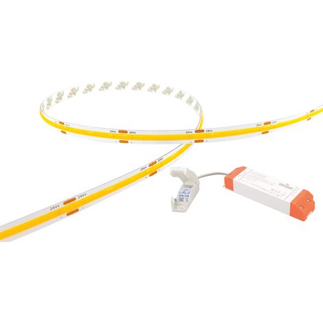 FLEXICOB 8 Ruban 24V LED COB 4000K 51W 4400lm 50000h 120° IRC 90 repiquable ARIC 55491 (1/2)