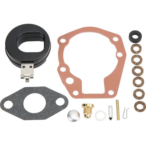 Kit de réparation carburateur 16 pièces 398532, jeu de reconstruction avec flotteur pour moteur Johnson Evinrude 2-4 CV (1/5)