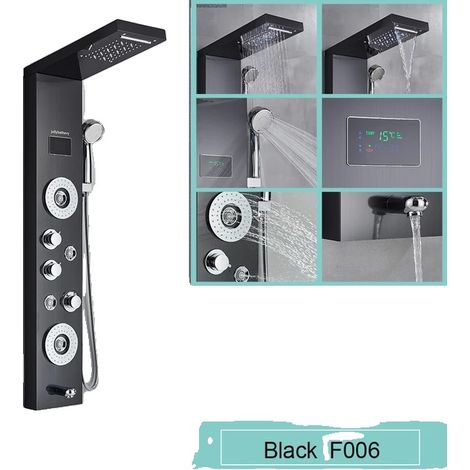 Panneau de Douche LED, Douche Pluie Cascade, Jet de Massage SPA (1/2)