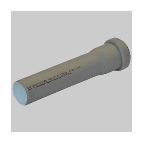 TUBO CON UN BICCHIERE Ø 125 PP HTEM - mm 500
