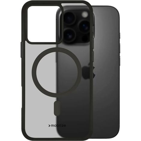 Mobilize TPU Back Cover Negro Magnético Negro Apple iPhone 16 Pro