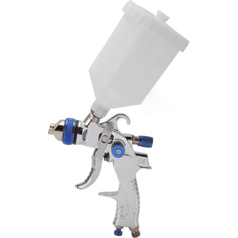 Pistolet à Peinture à Gravité avec Manomètre et Aiguille de Réglage - Kit Complet Professionnel (1/5)