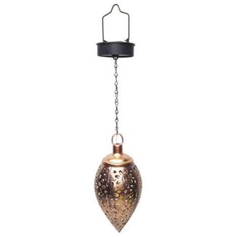 Pair Lumières Solaire Suspensions Étanches pour Jardin Décoration Extérieure (1/4)