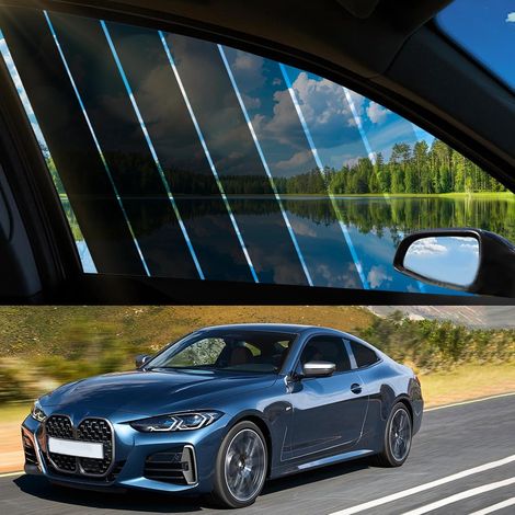 Car Tint Film, Self-Adhesive Windshield Sun Protection Film, Privacy Film, UV Protection, Sun Protection, Car Window Film Resistant (1/5)