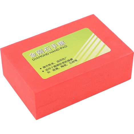 Tampon de polissage diamanté à grain 60, résistant à l'usure et réutilisable, pour le ponçage du métal et de la pierre. (1/5)