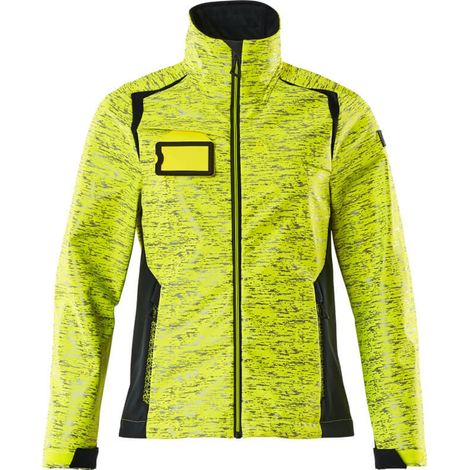 Mascot MASCOT ACCELERATE SAFE Damen Softshelljacke 19212-291 Gr. XS hi-vis gelb/schwarzblau (1/5)