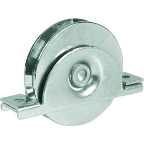 Vigor-Blinky Ruote per Cancelli Gola U-20 Art. 392l con Supporto Diametro 120mm