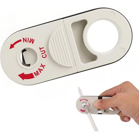 Pince à dénuder électrique outil électricien rotatif câbles 0,3-1,28cm (1/5)