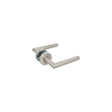 Poignée avec Rosette Modèle 7RX – Acier Inoxydable 18/8, Design Moderne pour Porte, 136x19mm (1/4)