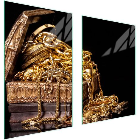 PLACA PROTECTORA DE VIDRIO PARA COCINA 65x52 ORO (1/5)