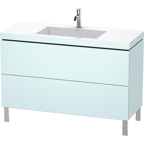 Mobile lavabo L-CUBE WT Vero Air 698x1200x480mm 1 foro rubinetto lichtb