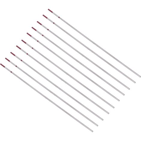 Packung mit 10 150 mm langen, cerierten Wolframelektroden für das WIG-Schweißen mit Argon, Ersatzspitzen, für die industrielle Instandhaltung, 1,6 mm Durchmesser (1/5)