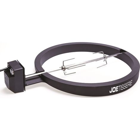 Tournebroche électrique JoeTisserie pour Kamado Joe Classic – Capacité 22,5 kg – Broche en inox 304 – Moteur silencieux et puissant