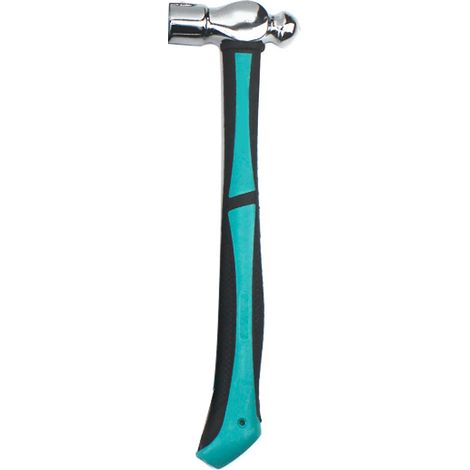 Marteau à panne ronde acier carbone 16oz, manche TPR antidérapant, outil multifonction portable pour bricolage maison et chantier. (1/5)
