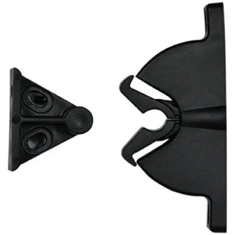 Großer PVC-Fermaporta a pinza, 2 Stück