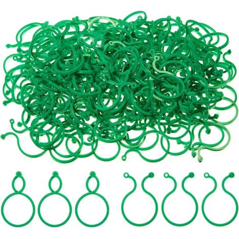 100 pinces à tomates - Idéales pour les plantes grimpantes et les légumes du jardin (1/5)