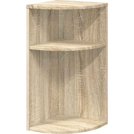 End Table Sonoma Oak 29.6 x 29.6 x 60 cm Engineered Wood vidaXL