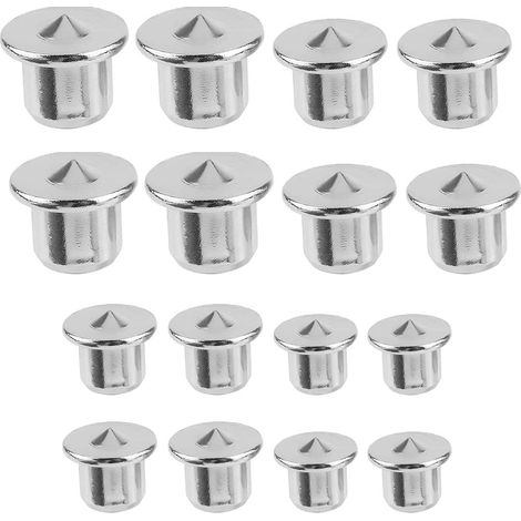 16 Pièces Pointe de Centrage en Bois, pour Goujon en Bois Outil de Positionneur à Cheville de Guidage Charpenterie Menuiserie (6mm, 8mm, 10mm, 12mm) (1/5)