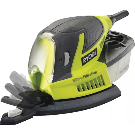 levigatrice mouse palmare elettrica ryobi rps80-g 80 watt (1/4)