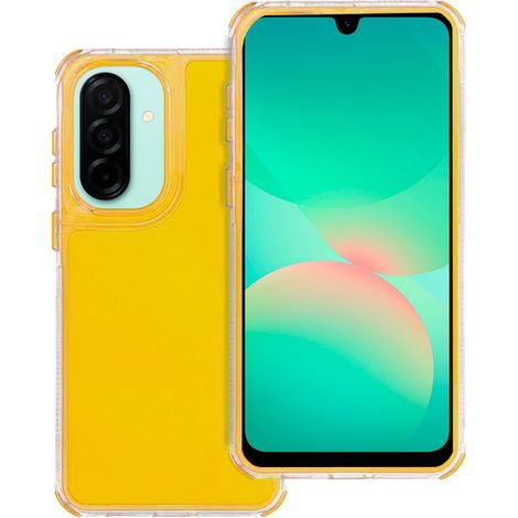 Carcasa COOL para Samsung A266 Galaxy A26 5G / A17 / A17 5G Matrix Amarillo