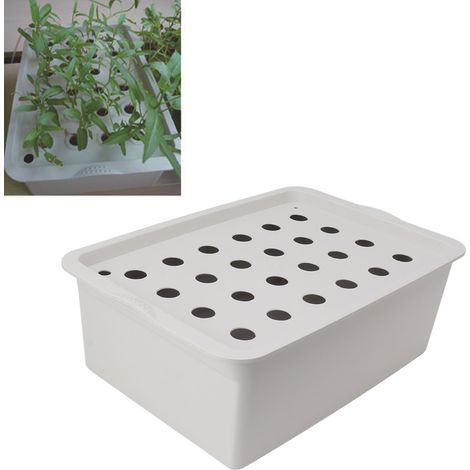 Bac de culture hydroponique 24 cellules, équipement de culture hors-sol, bac de culture pour légumes, machine à planter les légumes, bac hydroponique, bac de culture hors-sol, norme européenne 220 V (1/5)