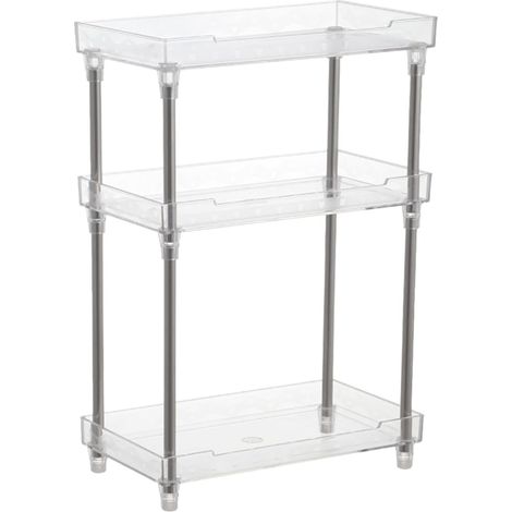 Mehrschichtiger Badezimmer Kosmetikorganizer aus PS und (1/5)