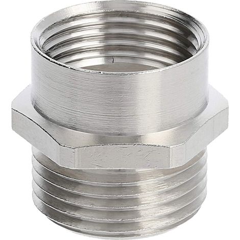 LAPP Adapter-Zwischenstutzen M/PG von M20x1,5 auf PG11x1,41 MMP-M/PG Sechskant Messing (CuZn) vernickelt Anschlussgewinde 10,0mm - 1 Stück (1/2)