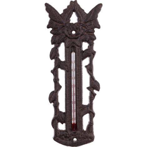 Termometro da parete in ghisa da 25,5 cm (1/5)