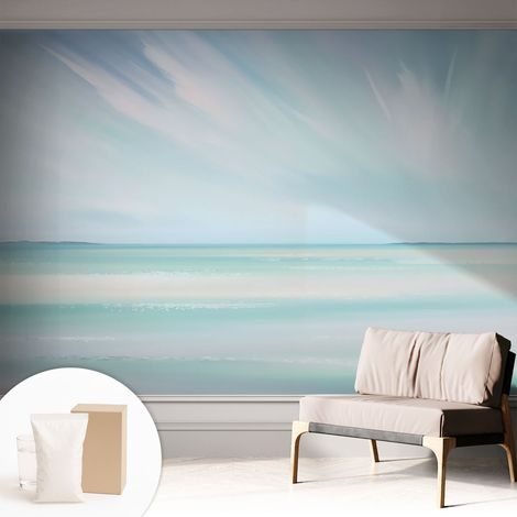 Carta Da Parati - Murale Alla Moda Decorazione - Camera Da Letto - Con Colla Gratuita Mare calmo 312x219 cm (1/5)