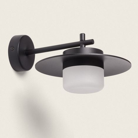 LED Wandleuchte 6W Außen Aluminium Kaepp Schwarz