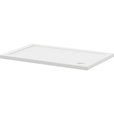Pearlstone Slip Resistant 1100mm x 700mm x 40mm Rectangular Shower Tray (1/4)