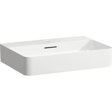 Vasque Laufen VAL 600x420mm, blanc, avec trop-plein 1 trou robinet centré (1/2)