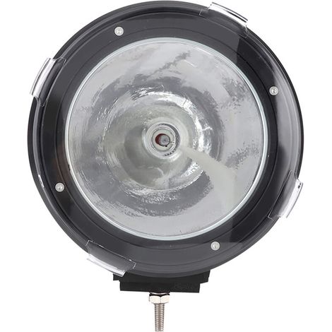 Projector, ABS plastic 12-24V 55W 6000K H3 HID Work light Waterproof spotlight Bright spotlight for off-road engineering vehicle (7in black Circle Light). (1/5)