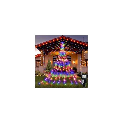 350 LED-Sternen-Lichterkette, Weihnachtsbaumbeleuchtung, 8 Modi, IP44, für den Innen- und Außenbereich, Hochzeiten, Partys, Weihnachtsbäume (1/4)