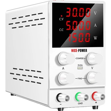 Alimentation CC, sortie 30V, courant 10A (1/2)