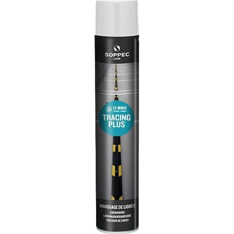 Peinture pour marquage au sol Tracing Plus 750ml Blanc - SOPPEC - 151700O