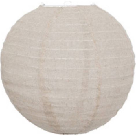 Lanterna a sfera jordy d. 57 cm in lino beige - Atmosphera créateur d'intérieur (1/4)