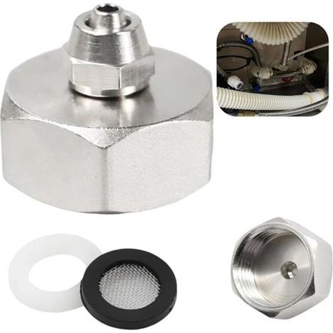1 pièce Adaptateur en laiton pour filtre à eau de réfrigérateur, raccord étanche 3/4 pouce, compatible aquarium et systèmes de filtration domestiques (1/5)