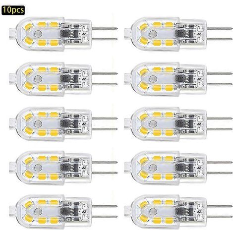 Ampoule LED 10x G4 5W AC/DC 12V G4 à économie d'énergie, non dimmable, blanc chaud [DB] (1/5)