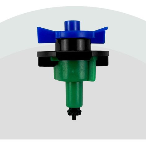 Système d'Irrigation par Aspersion pour Serre, Tête de Pulvérisation Rotative Anti-Goutte à Insertion, Buse de 1,2 mm, Arrosage par Brumisation et Réfraction (1/2)
