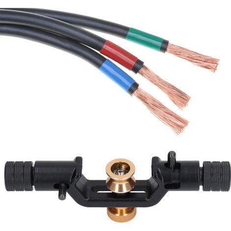 Doppelter Abisolierer, 8-28,6 mm, Abisolierer für abgeschirmte Kabel und Glasfasern, Längs- und Queröffnungsmesser für Glasfaserkabel. (1/5)