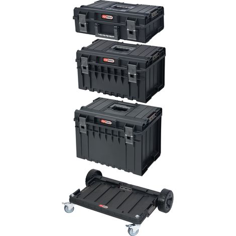 KS Tools - Ensemble de caisses SCM avec chariot de transport, 4 pièces - 850.0377 (1/4)