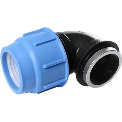 RACCORDO A GOMITO 90° FEMMINA D.32 MM