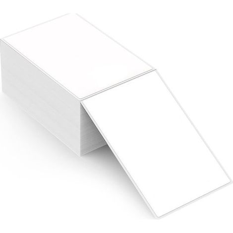 Étiquettes thermiques, 500 feuilles, 1 rouleau, 100 x 150 mm, 500 étiquettes par rouleau, Étiquettes d'expédition, Étiquettes d'expédition thermiques instantanées, Pour l'expédition et le marquage