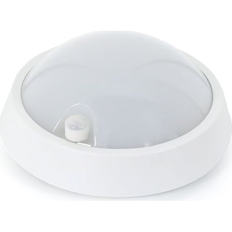 IluminaShop - Plafon LED con Sensor Movimiento II 12W PIR 360º IP54 Blanco Frio 6000K (1/5)