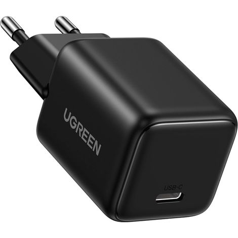 Ugreen X512 20W GaN 1x USB-C Wandladegerät - Schwarz (1/5)