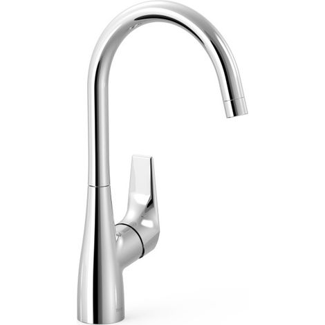 Mitigeur haut avec manette latérale pour lavabo Canigó Chrome - TRES 21730801