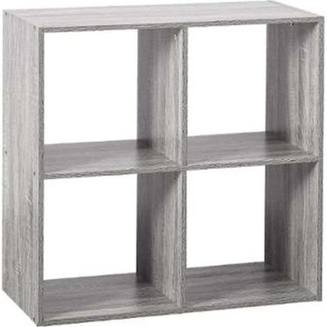 Étagère 4 Cases "Mix N Modul" 67cm Gris