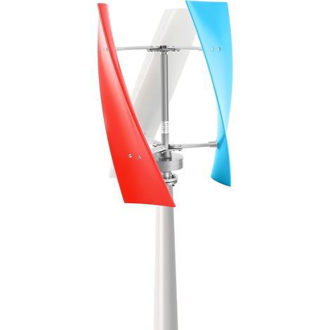 HAUTOUR Générateur d'éolienne à 3 pales 24 V – Système éolien vertical avec contrôleur, puissance 450 W, ajustement automatique de la direction du vent, protection IP67 pour maison et camping (1/5)