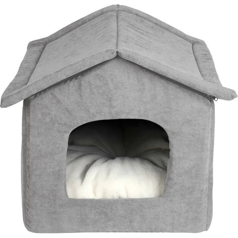 Grigio - Katzen- und Hundehaus Modell Everyday in samtigem Stoff (1/5)